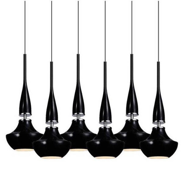 Salonowa lampa wisząca Tasos AZ0262 nad stół czarna