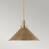 Lampa wisząca metal Provence PV-SP-AB Elstead industrialna mosiądz