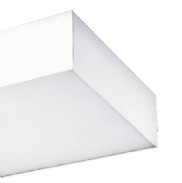 Kwadratowa lampa sufitowa Monza AZ3260 LED 18W 4000K biała do jadalni