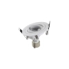 Aluminiowa lampa wpustowa Halo RL0103-WH Yaskr do jadalni biała