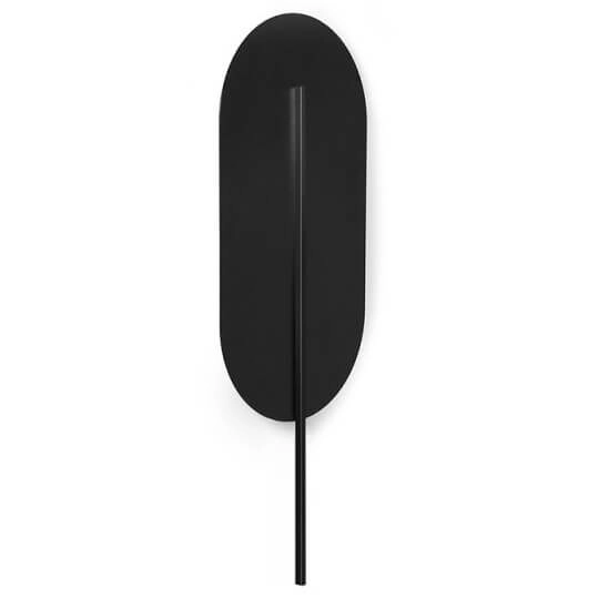 Ścienna lampa metalowa Rokke RKK22000 do sypialni czarna