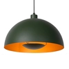 LAMPA wisząca SIEMON 45496/01/33 Lucide metalowa OPRAWA hygge ZWIS kopuła zielony