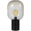 Modernistyczna LAMPA stołowa BROOKLYN 107868 Markslojd stojąca LAMPKA biurkowa tuba mosiądz biała