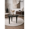 Stolik kawowy Laminar MM001501100341 czarny drewniany do salonu 48cm