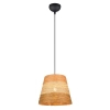 Wisząca lampa ekologiczna JOELINE R31731926 boho czarny brązowy
