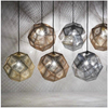 Geometryczna lampa wisząca Futuri star ST-5001 SILVER Step siatka chrom