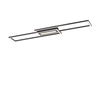 Sufitowa lampa Asmin prostokąty ramki LED 45W 3000K aluminium stal