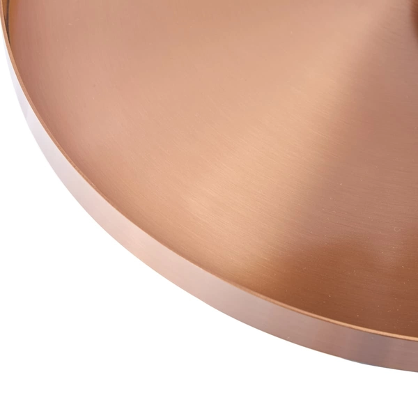 Marmurkowy stolik kawowy COLUMN DP-FA1 black copper Step marmur stal czarny miedziany