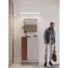 Chromowana lampa ścienna Peter LED 18W 3000K nad umywalkę