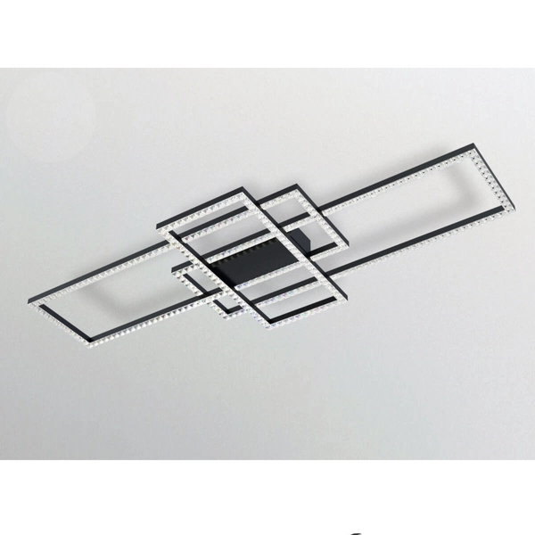 Sufitowa Lampa Ervi MX7907-3B-3BT LED 52W 3000-6000K kryształ czarny