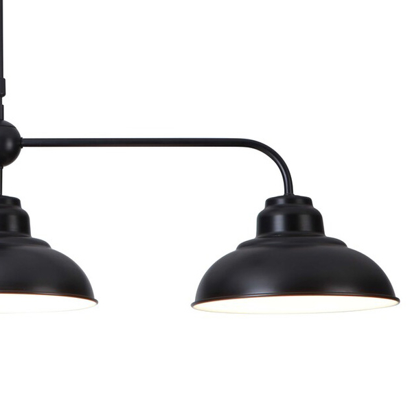 Industrialna lampa wisząca Dragan 5309 czarna do sypialni metalowa