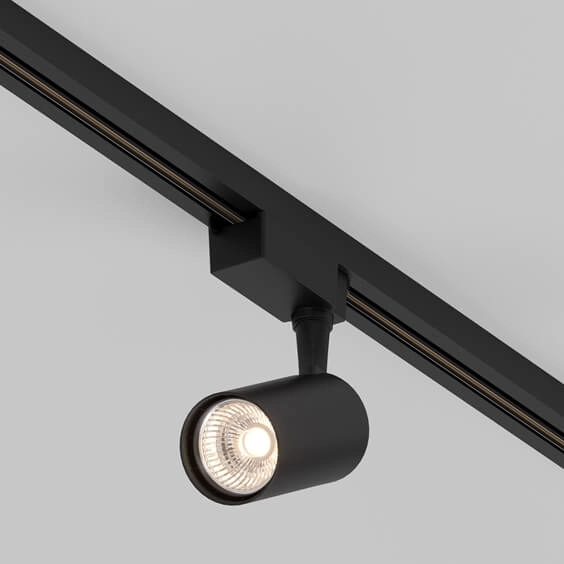 Szynowa 1-fazowa lampa sufitowa Vuoro TR003-1-6W3K-S-B LED 6W 3000K czarna