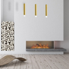 LAMPA wisząca GOLDIE ML5714 Milagro metalowa OPRAWA zwis LED 15W 4000K tuby na listwie złote