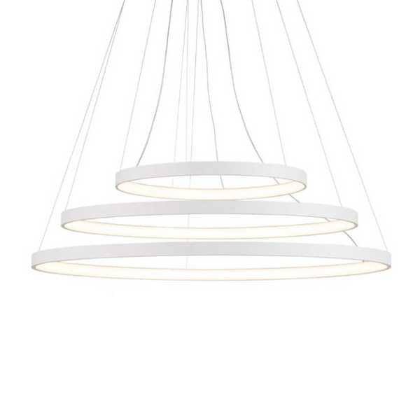 Pierścienie wiszące Agari Multi 5440 Shilo LED 165W 3000K metal białe