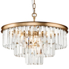 Lampa wisząca glamour Revero MOD085PL-07BS Maytoni kryształowa mosiądz