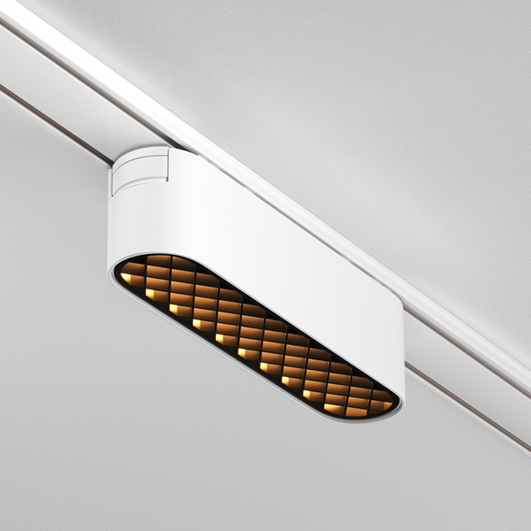 Lampa do szyny magnetycznej Basis TR084-1-6W3K-W LED 6W 3000K podłużna biała