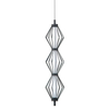 Wisząca lampa nad stół Sevil PND-34403-3V-BK LED 45W 3000K druciana czarny