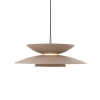 Salonowa lampa wisząca MAYUMI P0698 kaszmirowa metalowa LED 12W 3000K nad stół