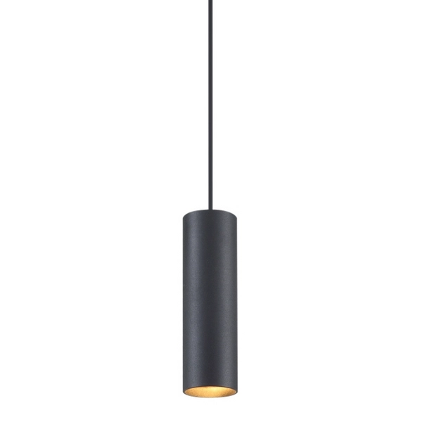 Minimalistyczna lampa wisząca Stala 501002003 Elkim metalowa czarna