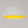 Lampa wisząca glamour Hemisphere Super 10700 Nowodvorski kopuła biała złota