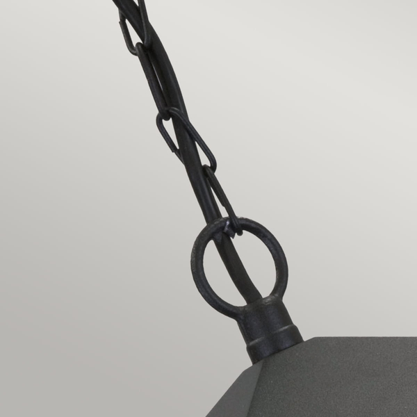 Oprawa wisząca na taras York BL6B-BLACK Elstead styl angielski lampion czarny