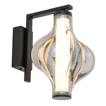 Naścienna lampa nieregularna Elva 18219 LED 8W 3000K grafitowy