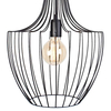 LAMPA wisząca LUKSOR S 8851 Nowodvorski industrialna OPRAWA metalowy ZWIS druciany czarny