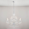 Pałacowy żyrandol glamour Clarence 308-8-4CL chrom przezroczysty