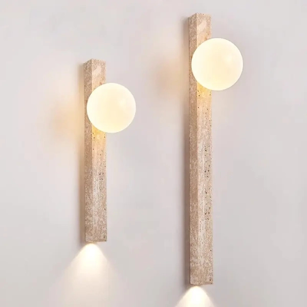 Nowoczesna ścienna lampa Travertino CGTRAVER60 LED 4W 3000-6000K trawertyn