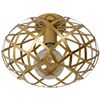 Industrialna lampa sufitowa WOLFRAM 21117/30/02 klatka mosiądz outlet