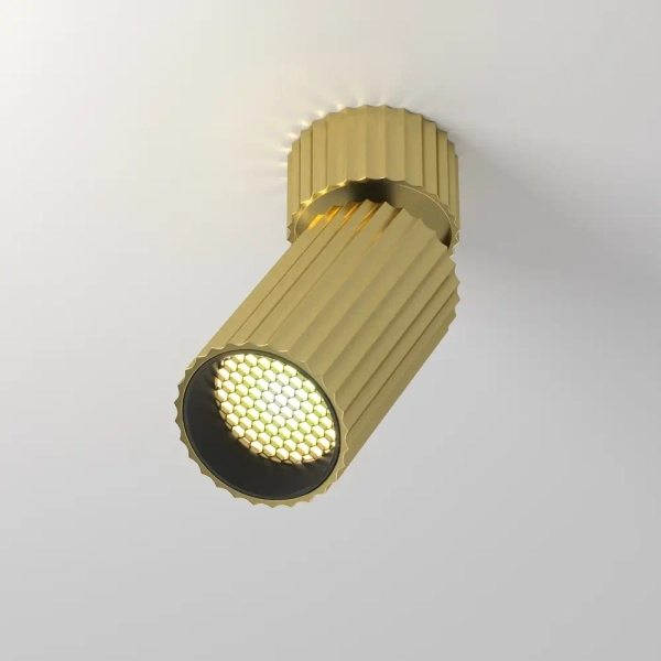 Regulowana lampa sufitowa Calipso C108CL-01-GU10-BS tubka mosiądz