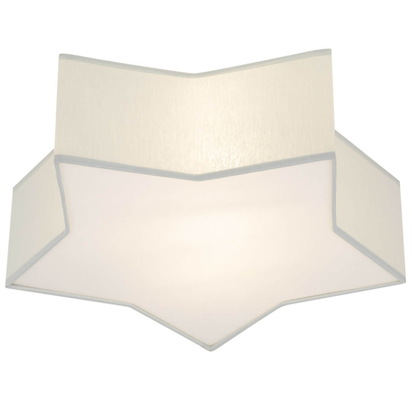 Nasufitowa lampa Star 6972 gwiazdka do pokoju dziecięcego biała szara