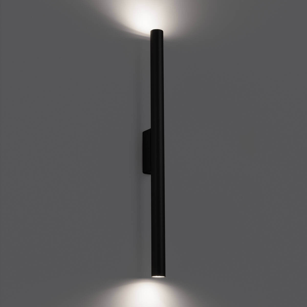 Lampa ścienna Pastelo SL.1178 podwójna do gabinetu czarna