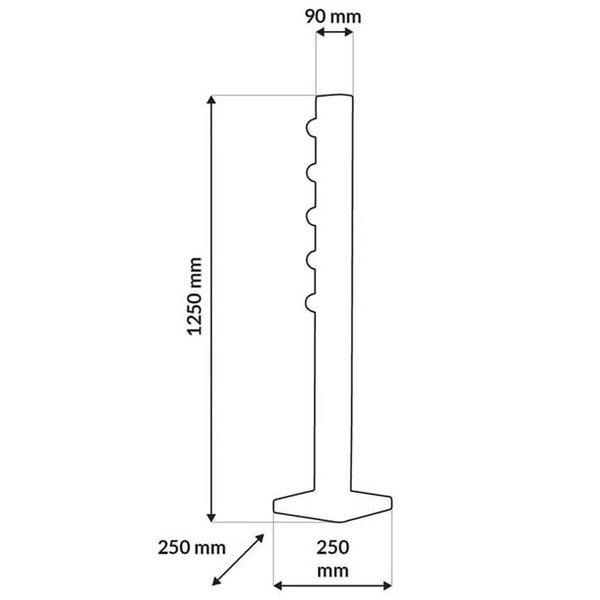Stojąca lampa podłogowa Phoenix MZ5021 Milagro belka czarny złoty