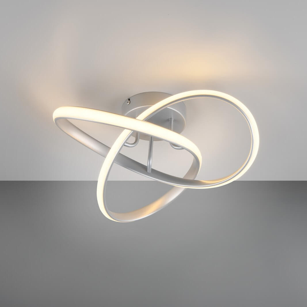 Przysufitowa lampa do salonu AZELRIA DL187-62101 LED 15W 3000K srebrny
