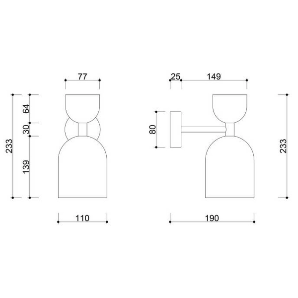 Ścienna lampa do salonu metalowa Supuru SUK11020 czarna beżowa