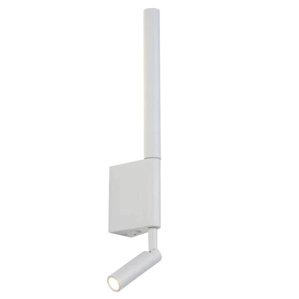 Ścienna lampa do czytania Explore MB81806-WH LED 8W 3000K regulowana metal biała