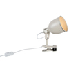 Beżowa lampka biurkowa Flint 3093 regulowana lampa na klips do biura