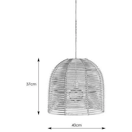 Zewnętrzna LAMPA wisząca GARDEN24 107990 Markslojd druciana OPRAWA zwis LED 2.86W na taras IP44 czarny