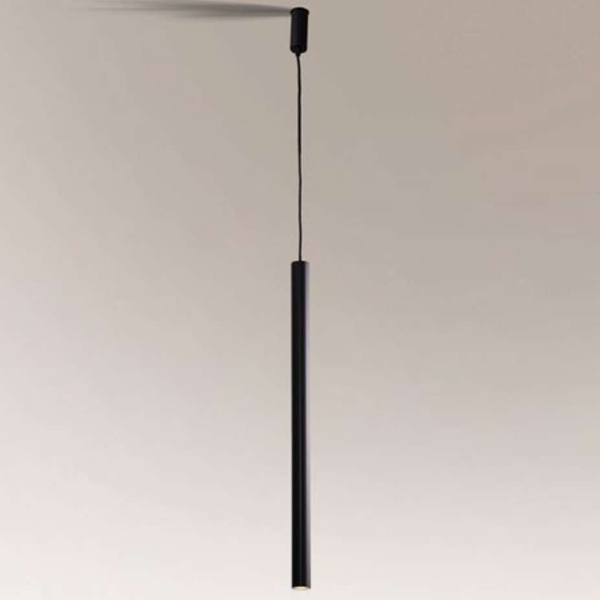 LAMPA wisząca YABU 5526 Shilo metalowa OPRAWA sopel ZWIS tuba czarna