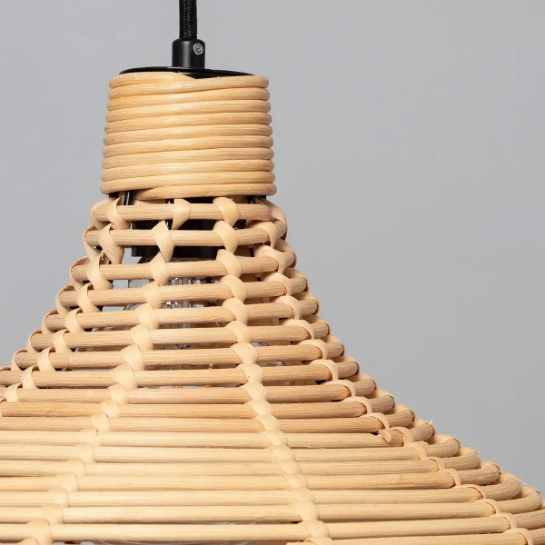 Lampa ekologiczna Boho ABR-LW16-BH-E27 Abruzzo wisząca brązowa