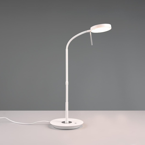 Ściemnialna lampka biurkowa NEMIO DL131523310 LED 12W 2300-4000K biały