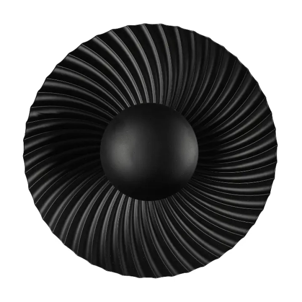 Loftowy kinkiet ścienny Sola LP-0105/1W BK okrągły do salonu czarny