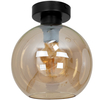LAMPA sufitowa SOFIA MLP6575 Milagro skandynawska OPRAWA szklana kula czarna bursztynowa