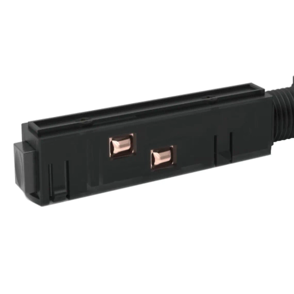 Prosty łącznik zasilający do szyn magnetycznych TRMA-PW-CONN-STR czarny