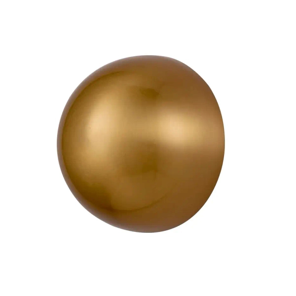 Złota lampa ścienna BUTTON ST-9931W okrągła LED 1x11W metalowa