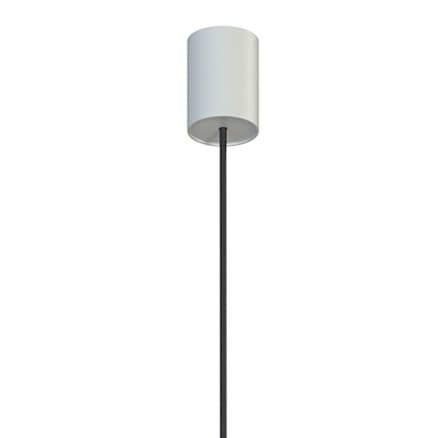 Podłużna lampa zwisowa sopel Fourty 10900 Nowodvorski do jadalni jedwabisty szary