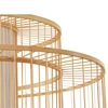Lampa wisząca ratanowa Stela LP-2026/1P japandi do salonu beżowa