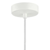 Zwis lampa ceramiczna Latera PND-94331-1S-RED do salonu czerwony