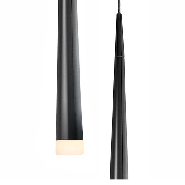 Jadalniana lampa wisząca Stylo kaskada nad stół czarna